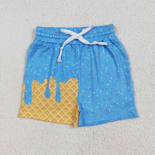 Toddle baby blue design summer shorts