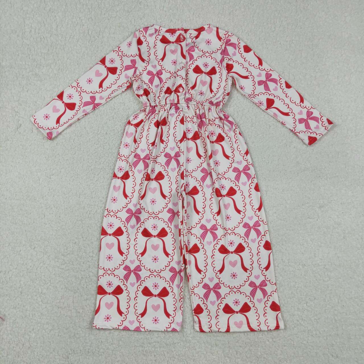 Toddle girls Valentines heart  jumpsuit