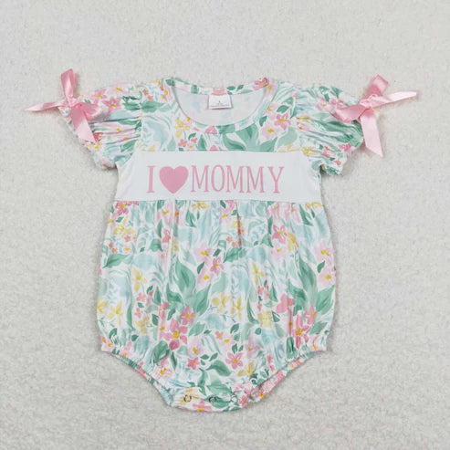 mothers day i love mommy best sister macthing clothing set