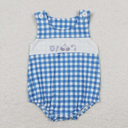 toddle baby boy police design romper