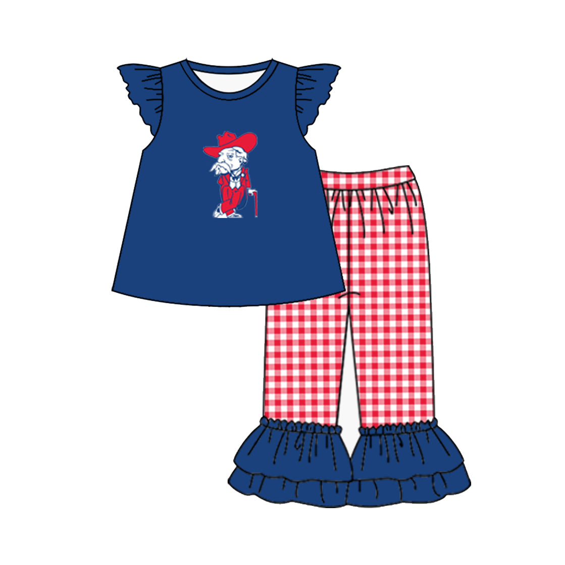 Baby girls custom design outfit