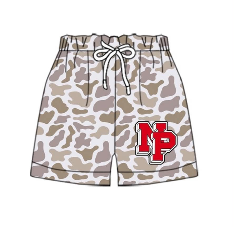 Custom Team Design Mama and Me summer Shorts girl collegiate shorts