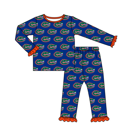 baby girl alligator team design clothes