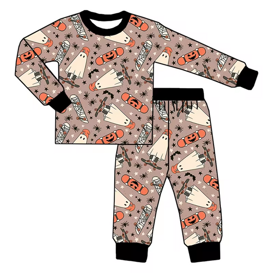 kids long sleeve halloween ghost clothes