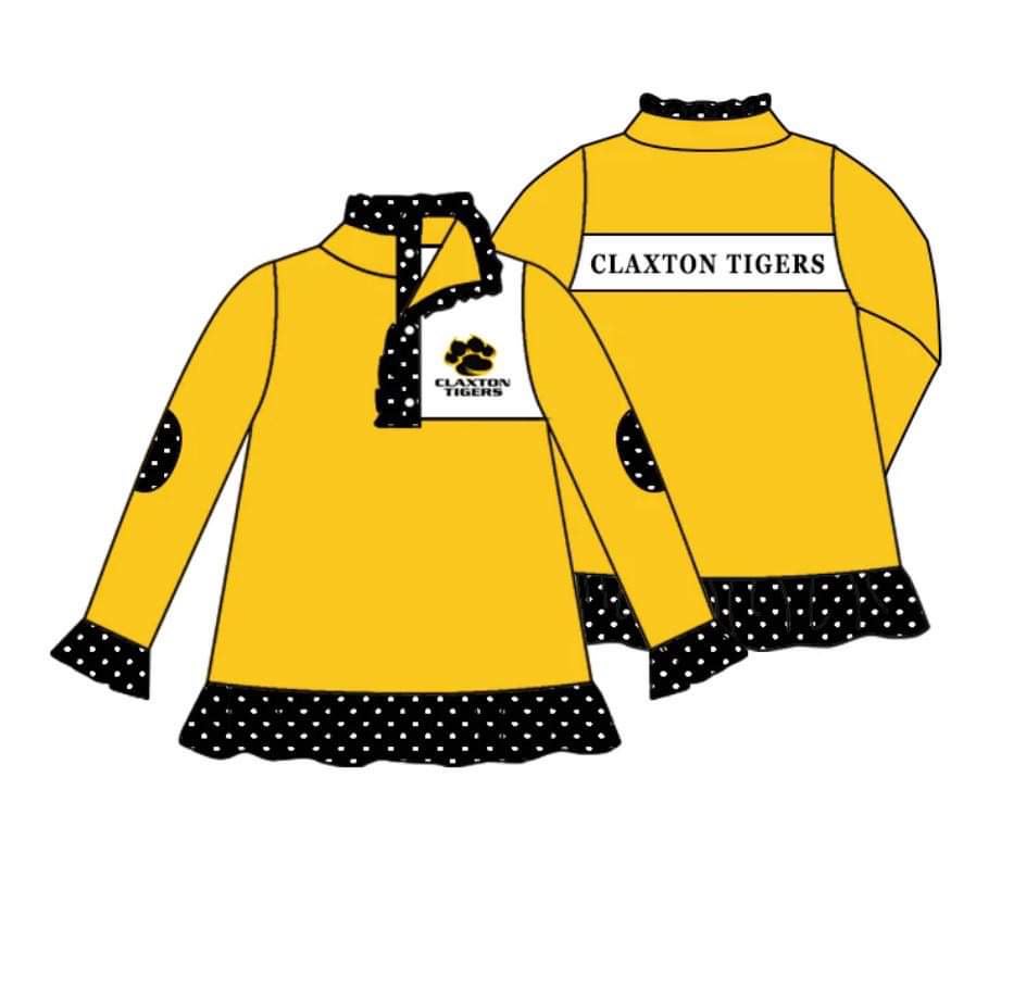 baby girl long sleeve colleague team pullover