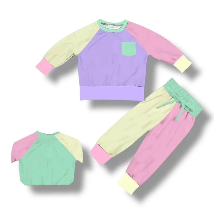 baby girls spring fall long sleeve outfit wholesal factory price