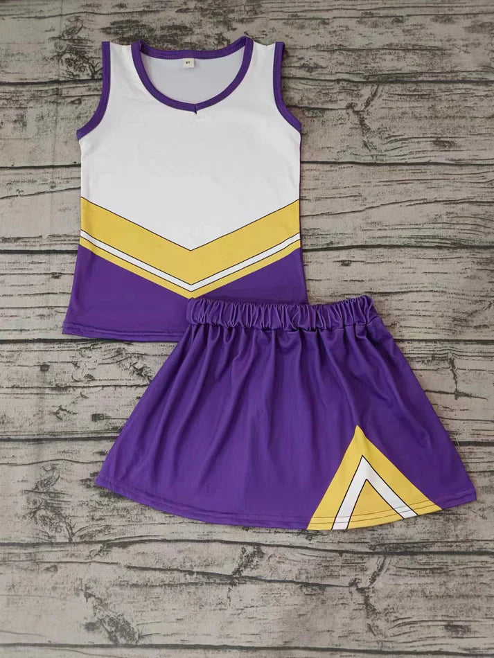 Baby girls custom team cheer outfit add shorts
