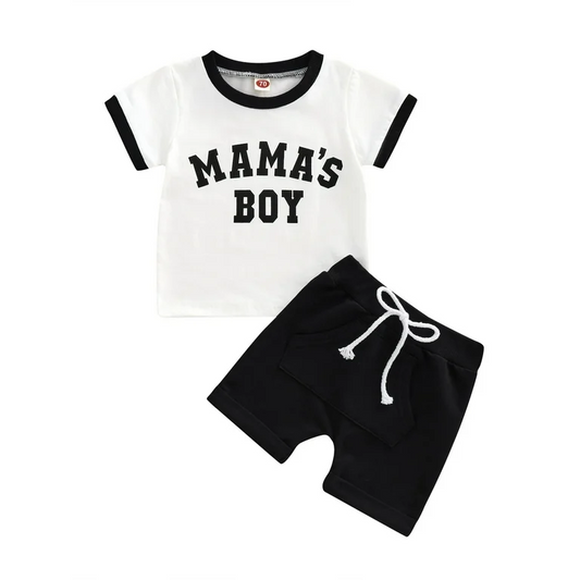 Mamas boy Mothers day kids outfit