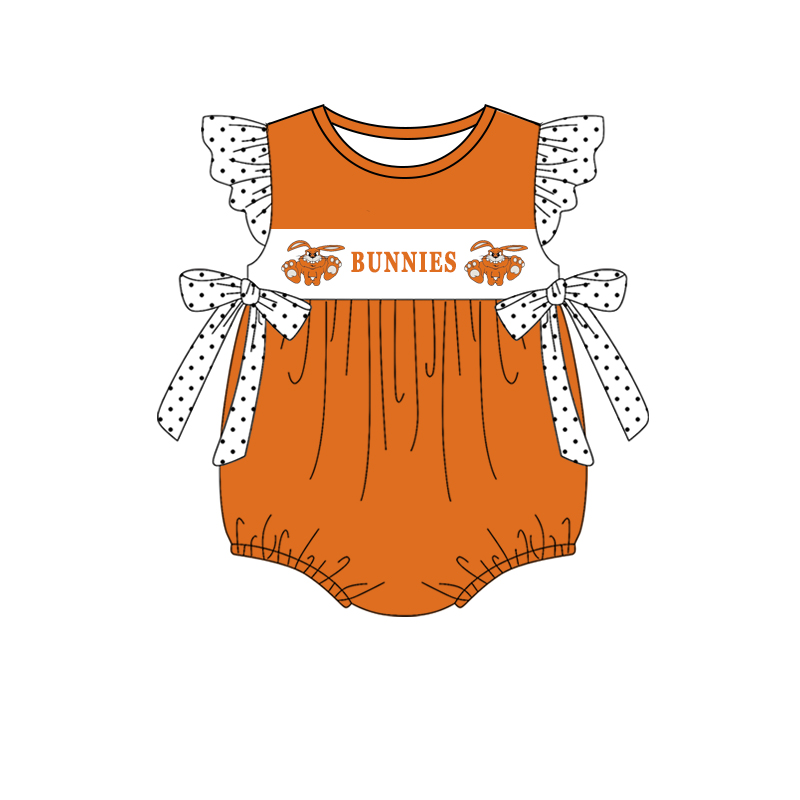 toddle baby girl team design romper