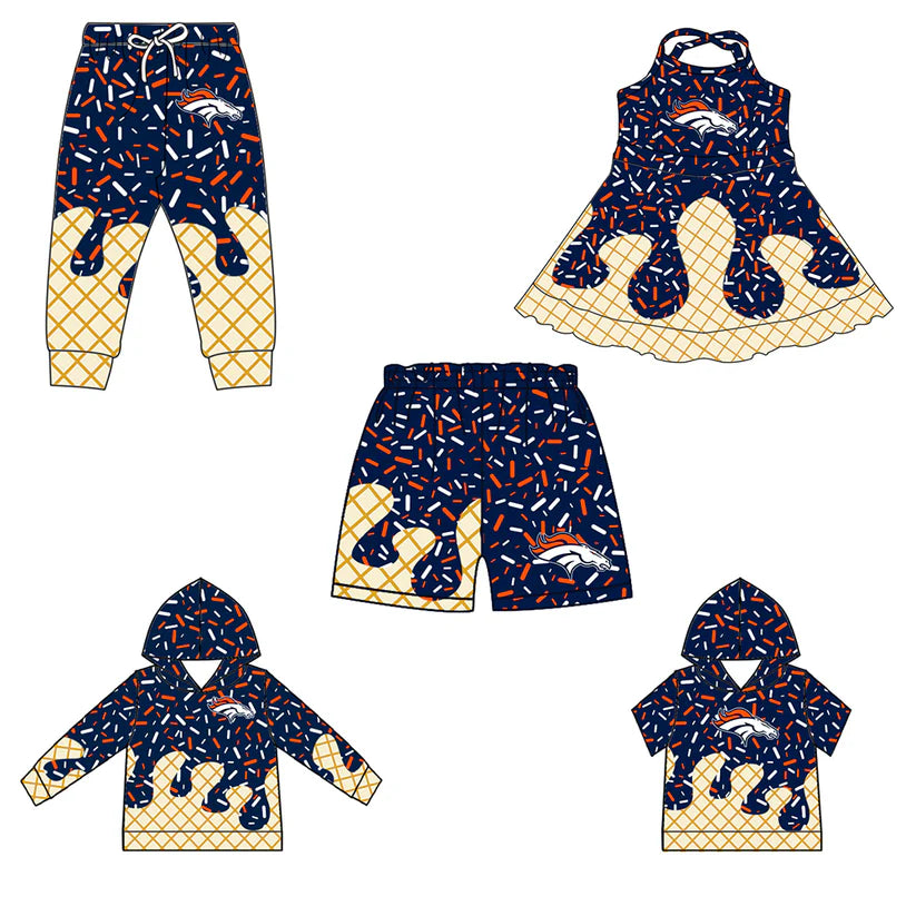 Toddle baby custom team design matching outfit
