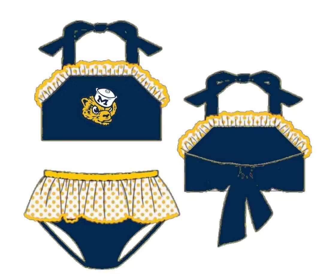 baby girls summer two pieces bathing suit