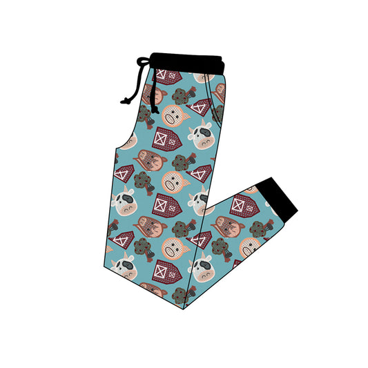 Adult man farm cow pocket pants