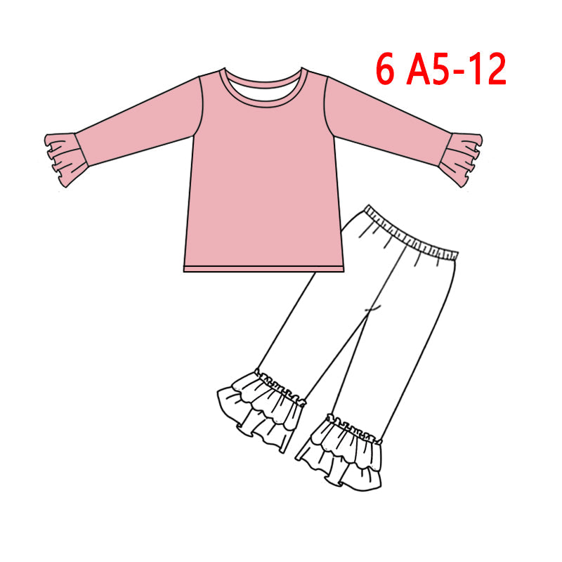 Baby girls long sleeve cartoon outfit 6 A5-12
