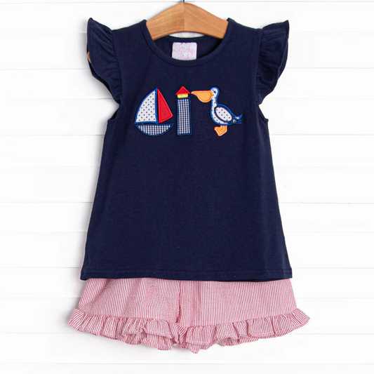 baby girl sailboat summer clothes