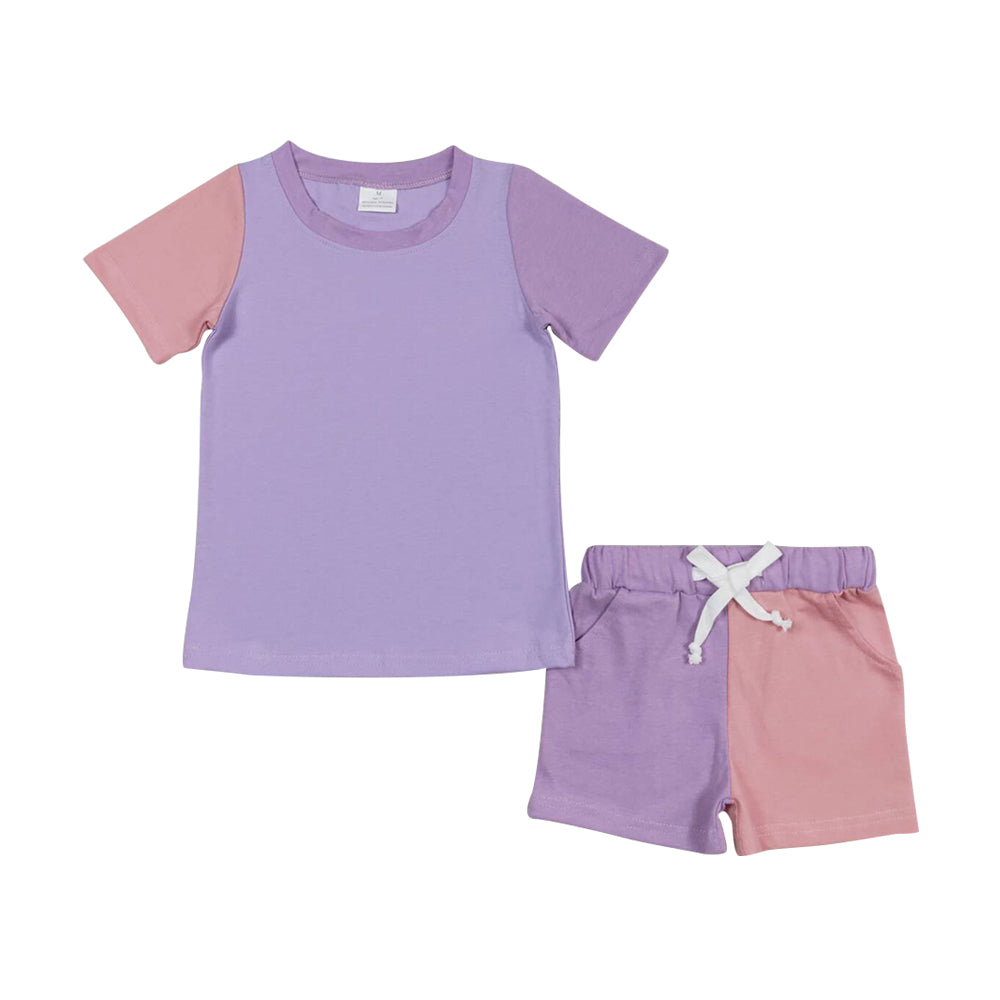 best sister pink lavender girls summer clothing set