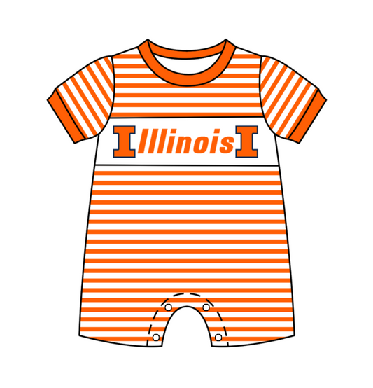 Team design toddle baby boy summer romper