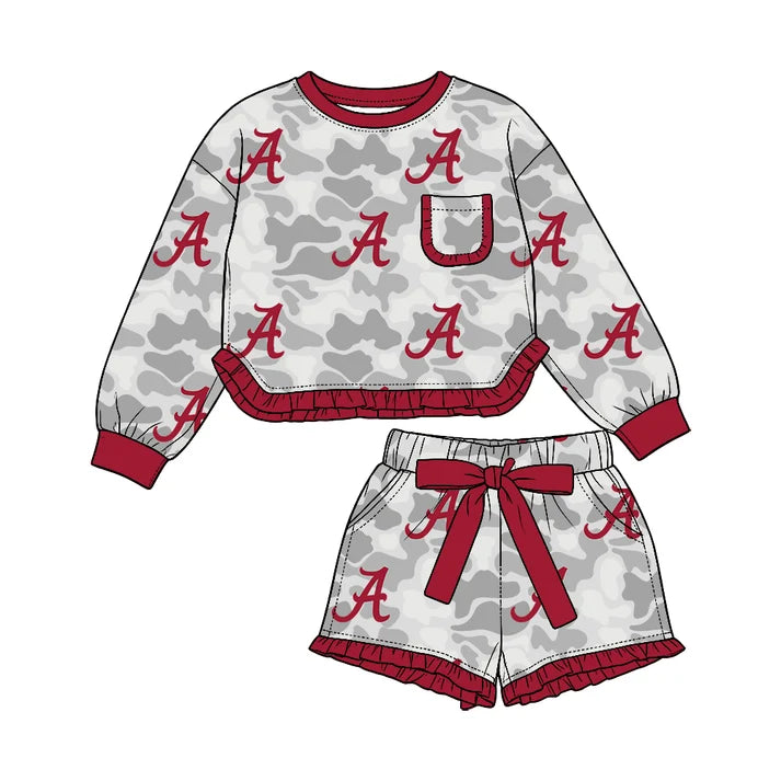 Kids long sleeve custom  team casual wear outfit wholesal factory price