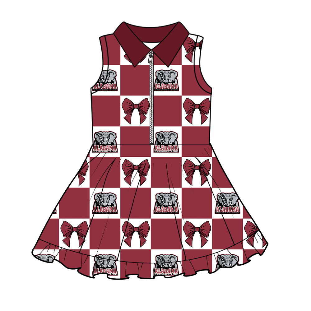 Toddle girls wholesale custom team design yoga dress