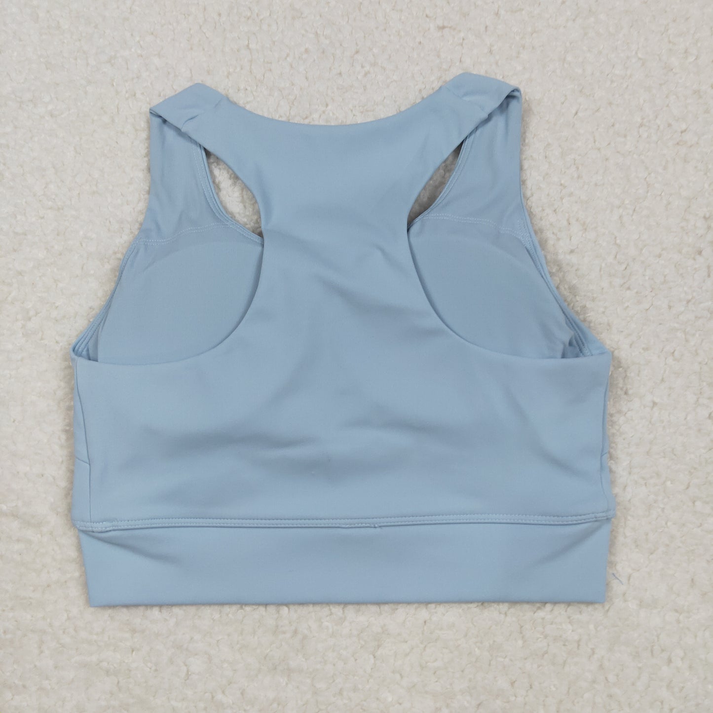 USA SHOP Adult women blue bra crop top