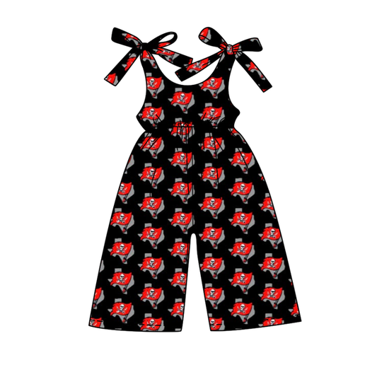 Toddle baby girls team design jumpsuit
