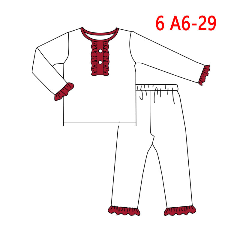 Girl Cartoon pajama set 6 A6-29