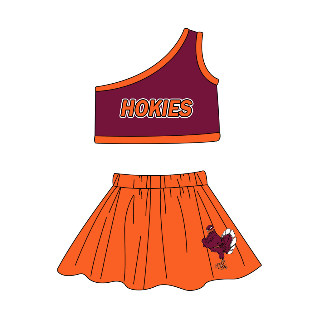 Baby girls custom team cheer outfit add shorts