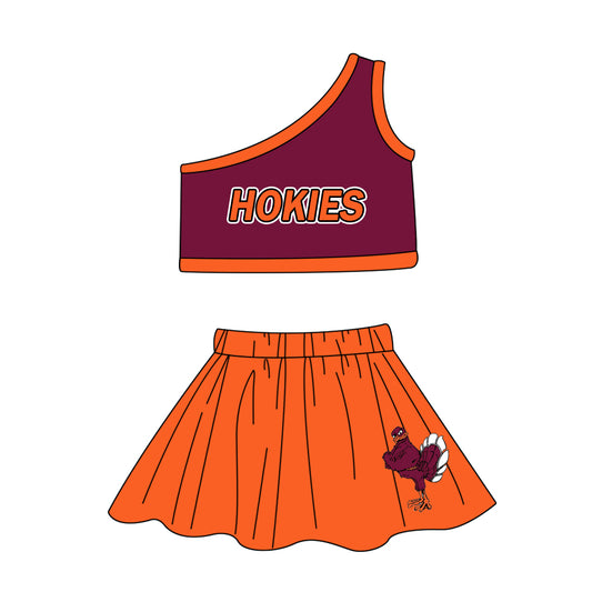 Baby girls custom team cheer outfit add shorts