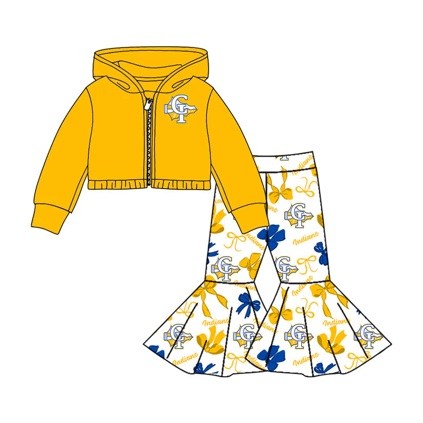 Toddle kids custom college team design matching outfit