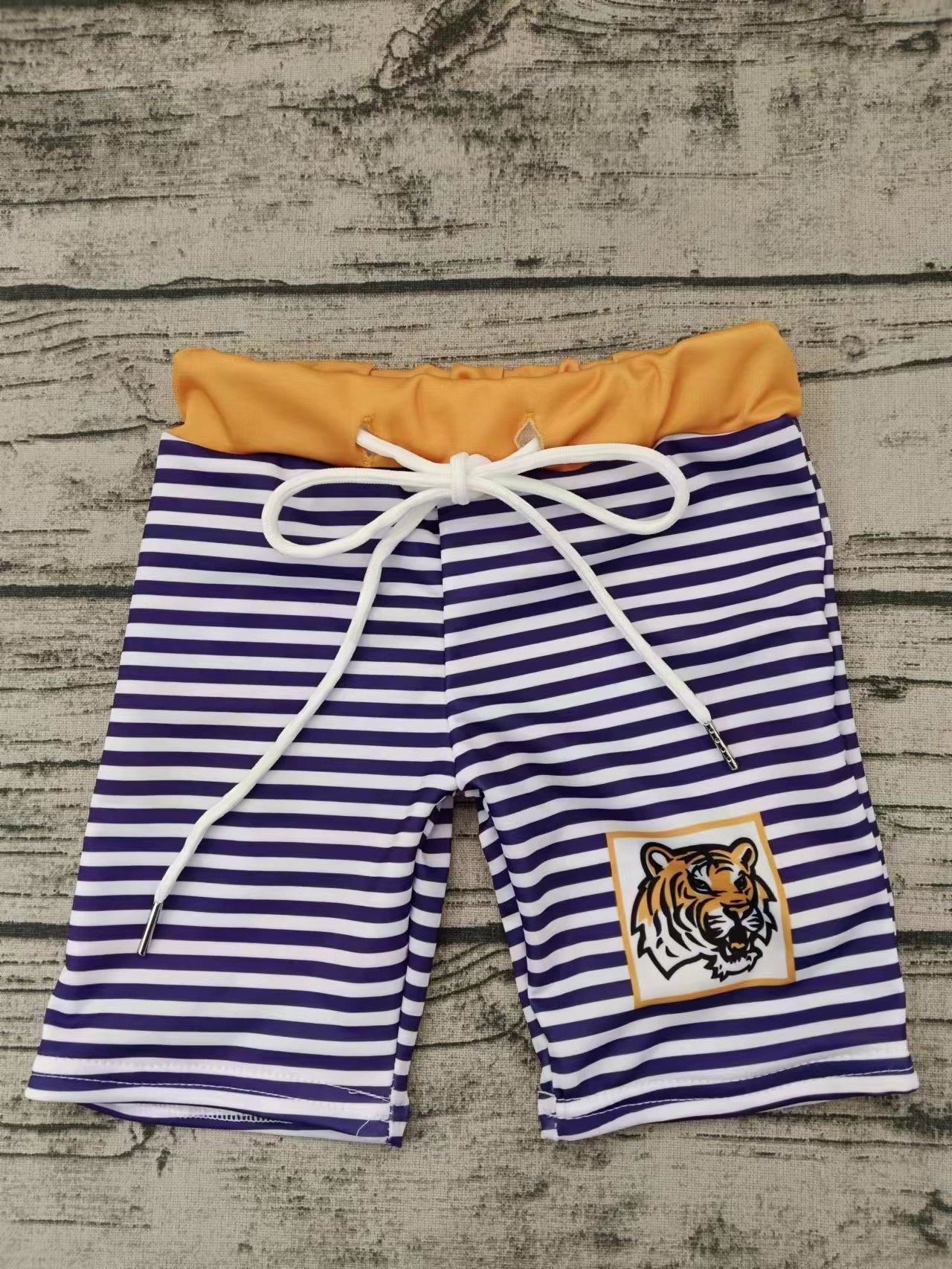 baby boy team design swim trunks