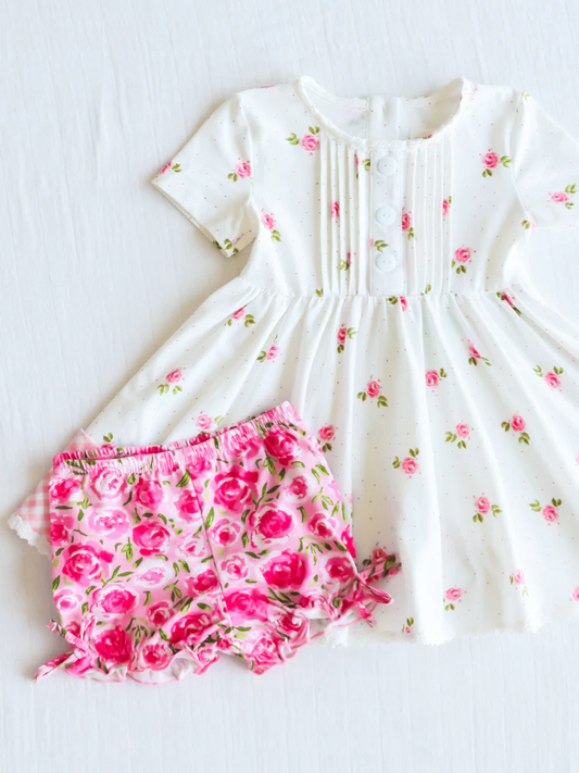 baby  girls floral boutique outfit preorder