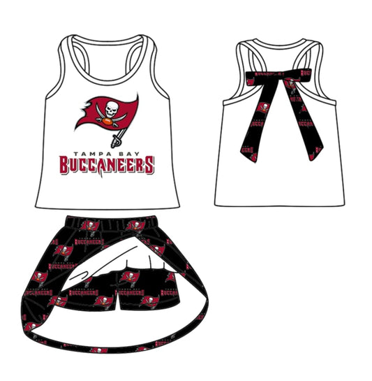 toddle girls cheer team skirt set