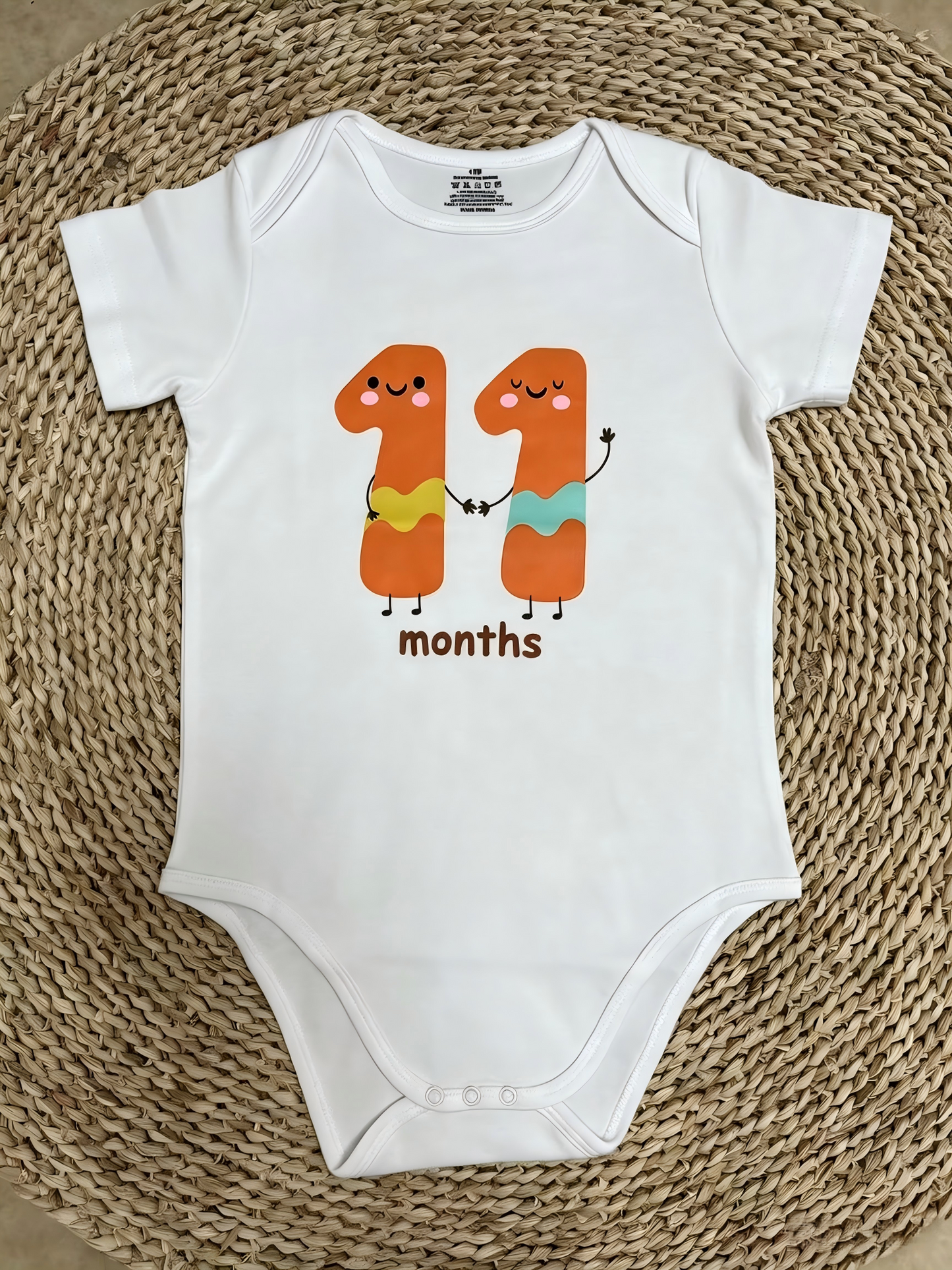USA SHOP newborn to one years old design baby short sleeve cotton unisex romper