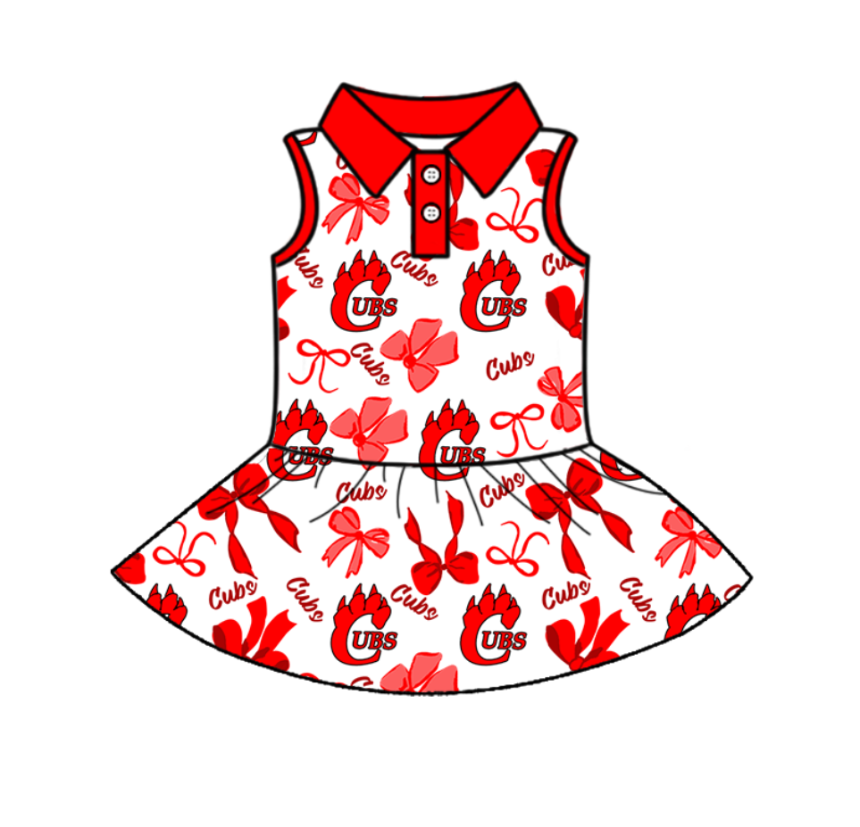 toddle girls short sleeve team dress