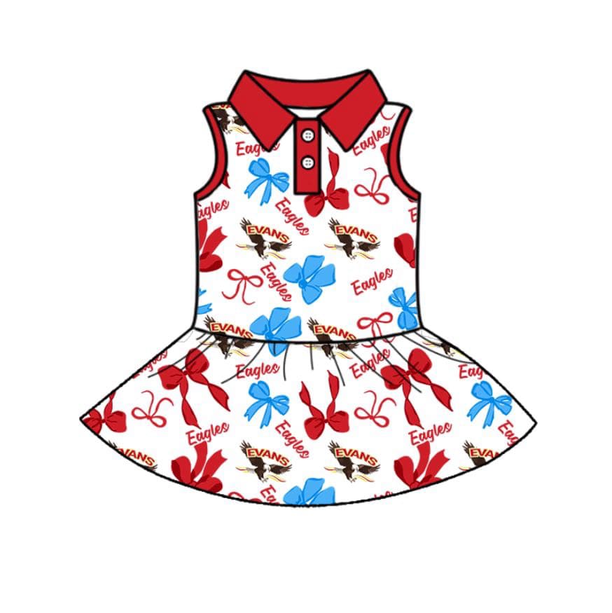toddle girls short sleeve team dress