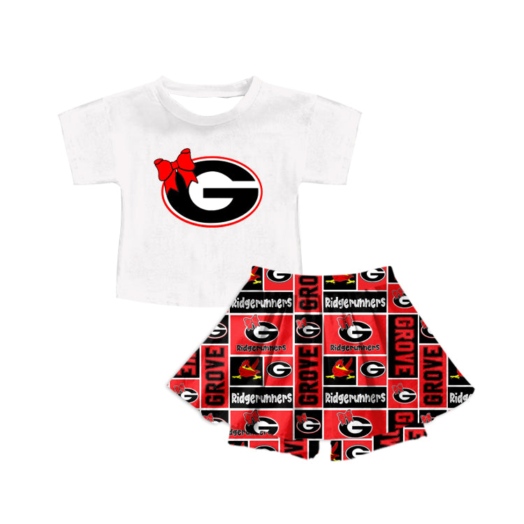baby girls cheer skirt outfit