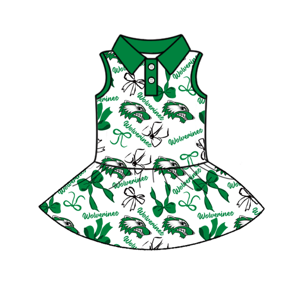 toddle girls short sleeve team dress