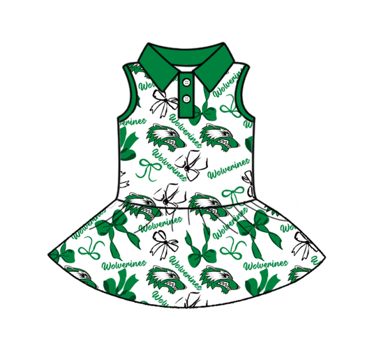 toddle girls short sleeve team dress
