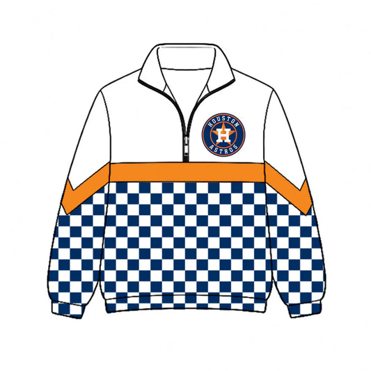 Kids Houston Astros team style long sleeve pullover top