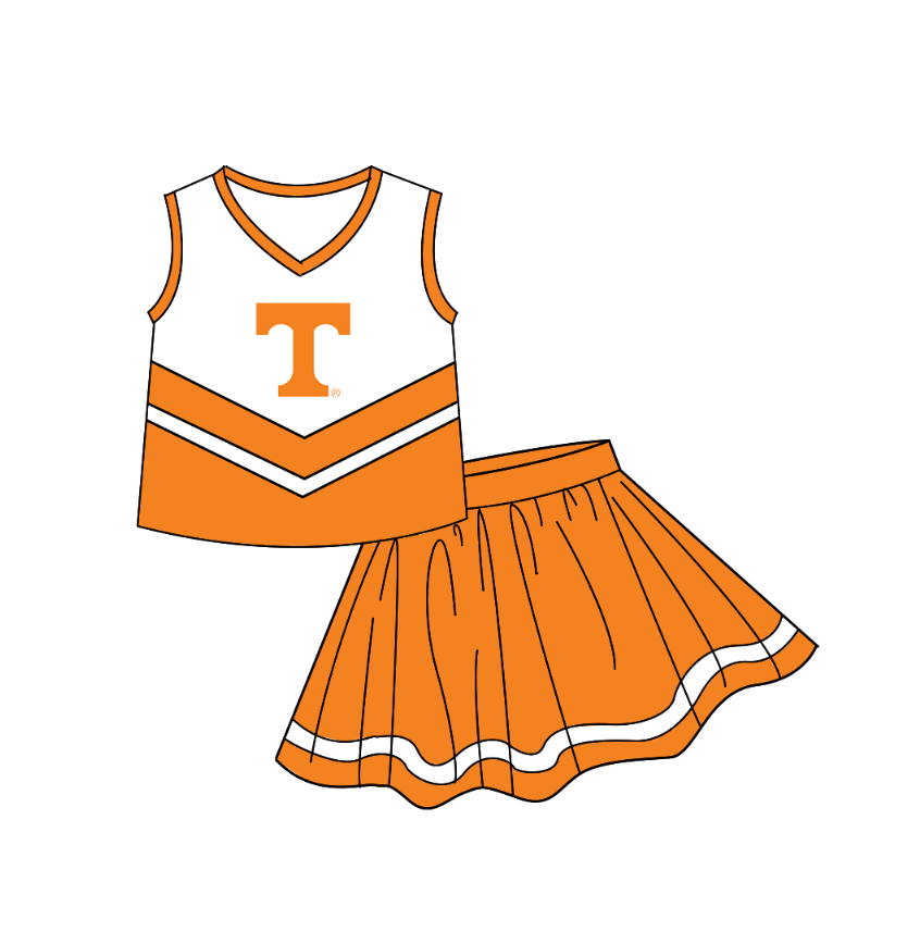 baby girls team cheer skirt outfit add liner shorts