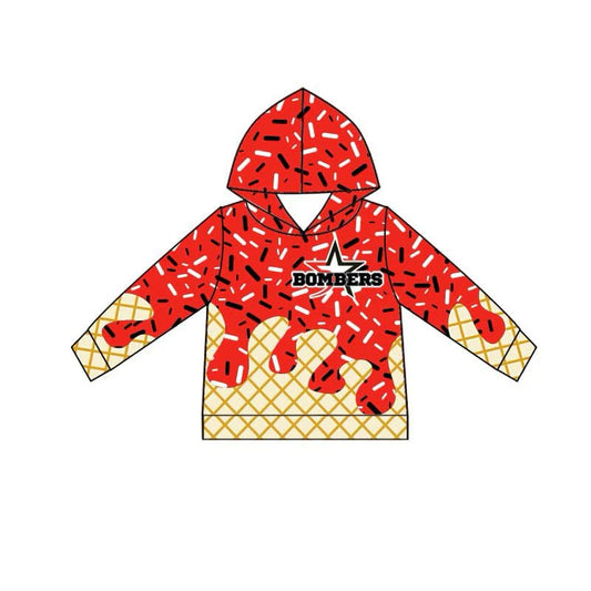 baby boy custom team design hoodie top