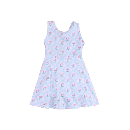 baby girl floral custom design dress