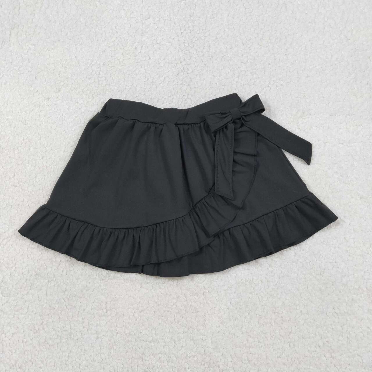 baby girl black color summer yoga skirt