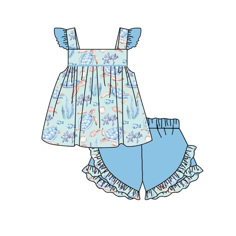 infant baby girls summer outfit