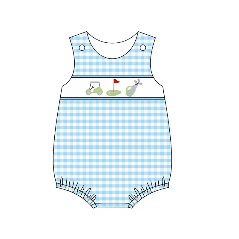 baby boy golf sports romper