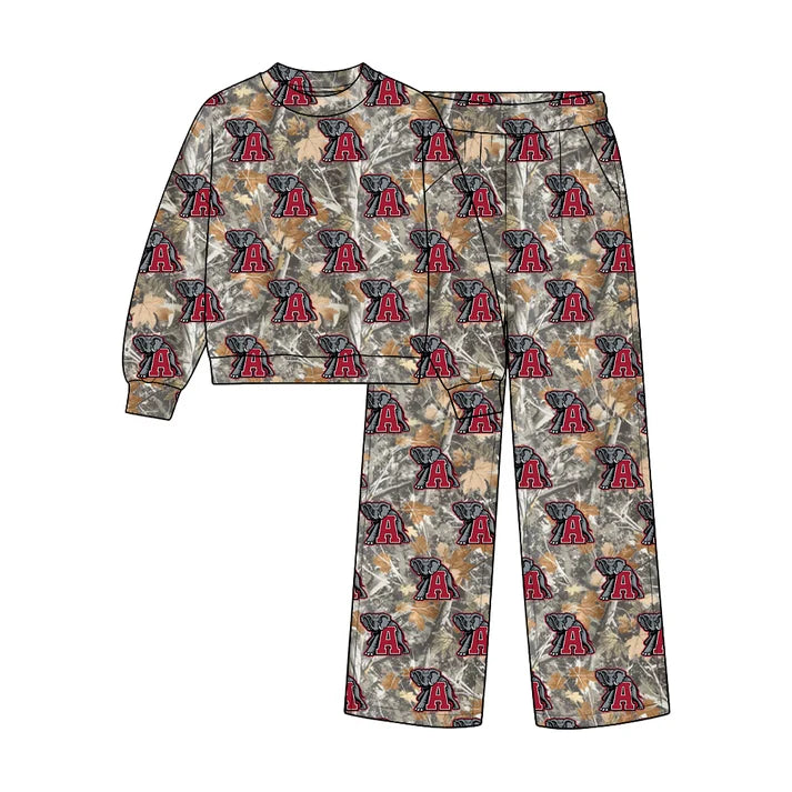 Toddle kids custom alabama team design boy long sleeve clothes wholesale price