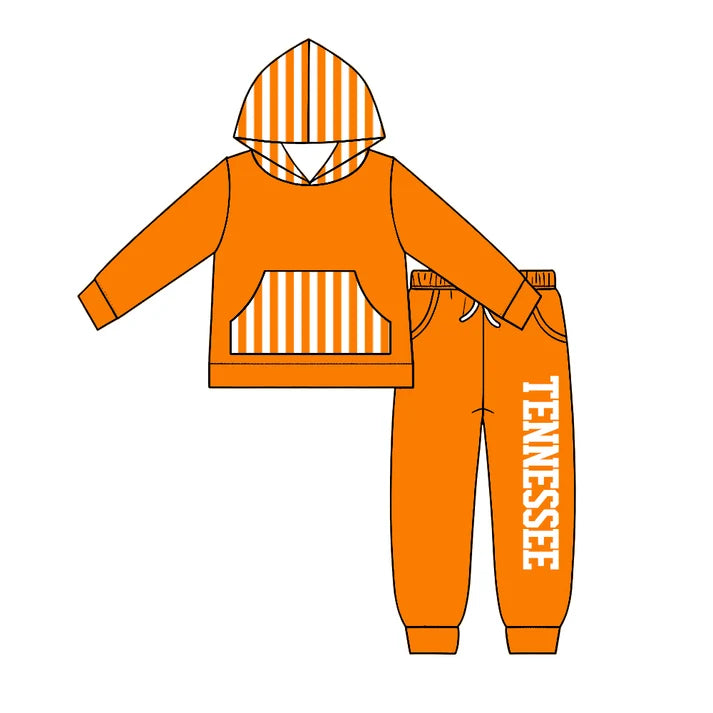 Baby girl custom team cheer design hoodie set