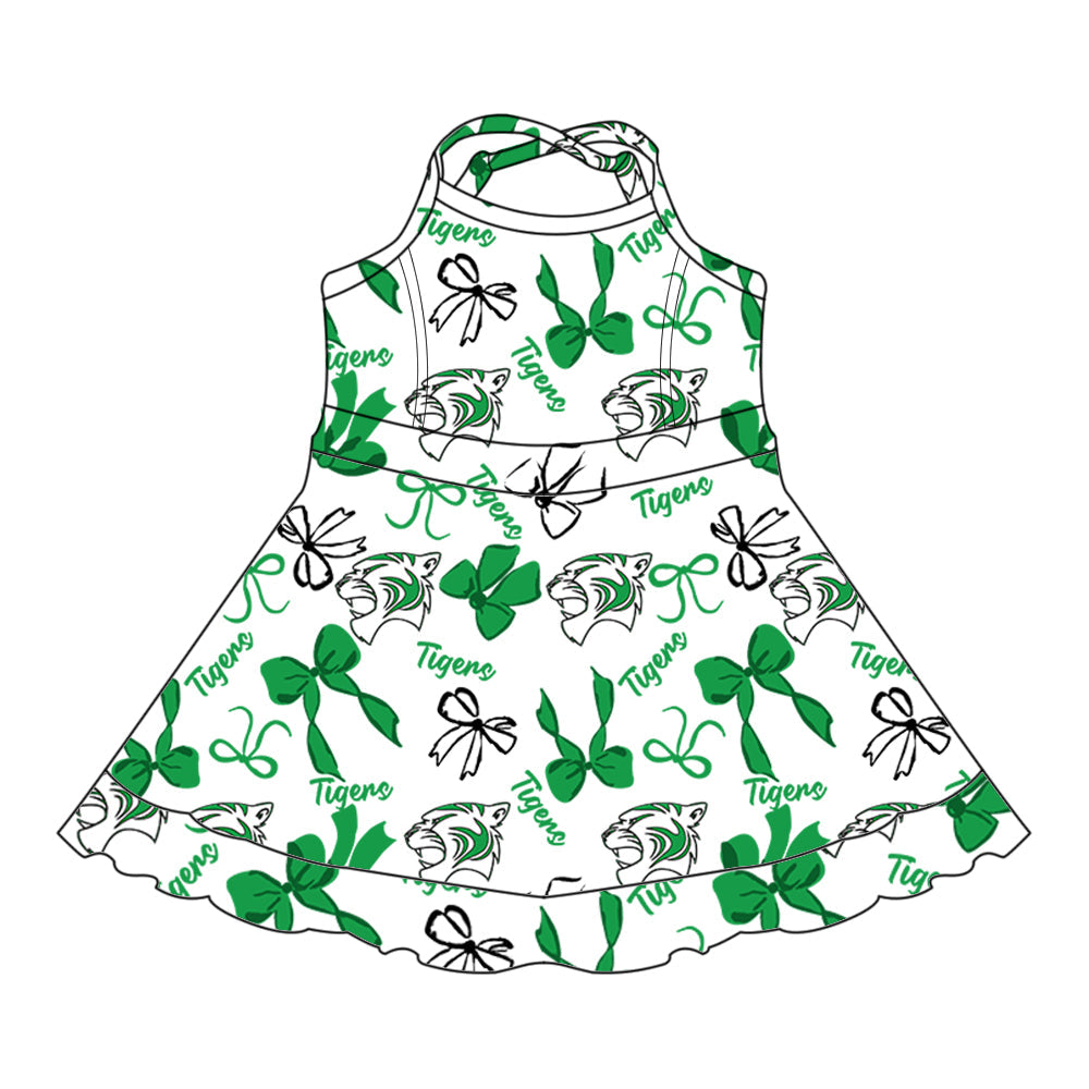 Toddle girls wholesale custom team design dress