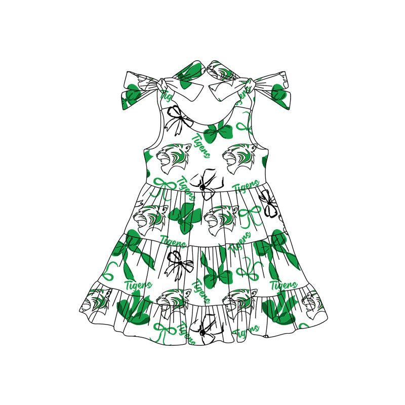 Toddle girls wholesale custom team design dress
