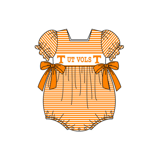 Team design toddle baby girl summer romper