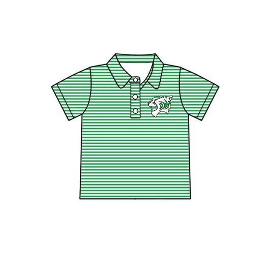 Kids baby short sleeve custom team pullover top